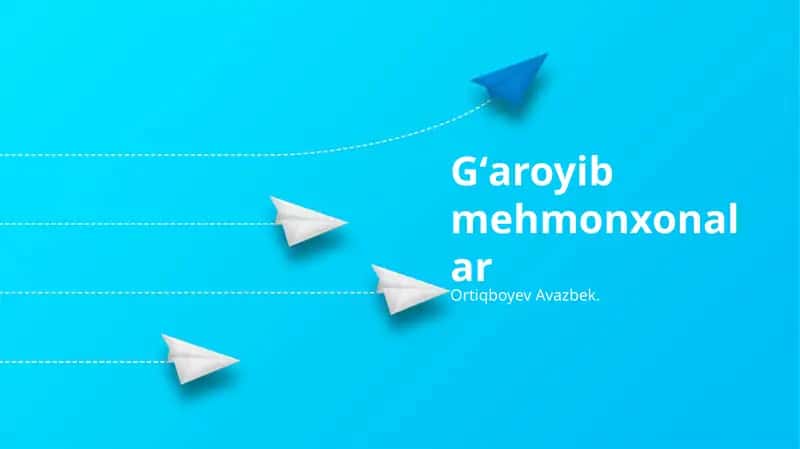Gʻaroyib mehmonxonalar 1