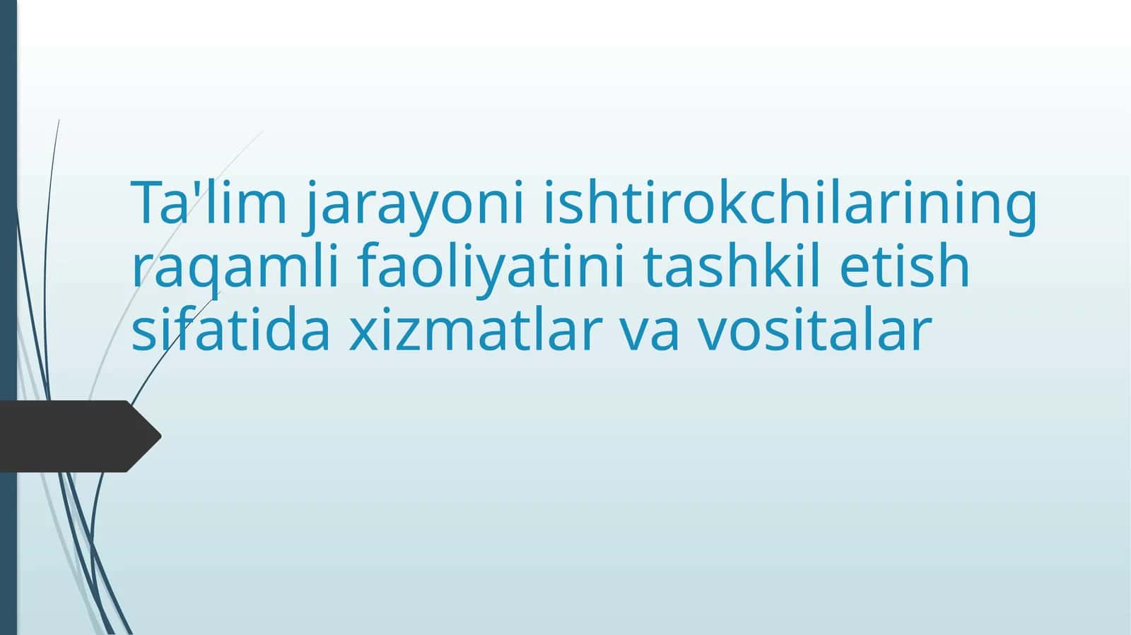 Moodle o'quv platformasi 1