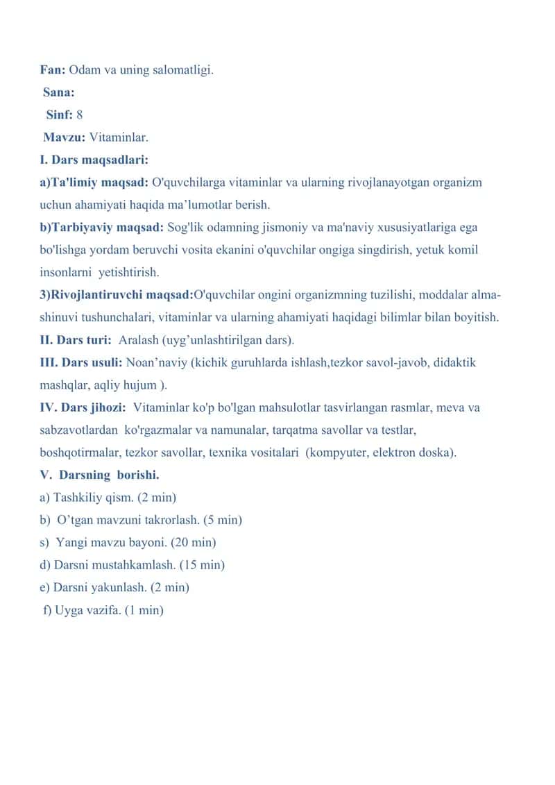 Vitaminlar 1