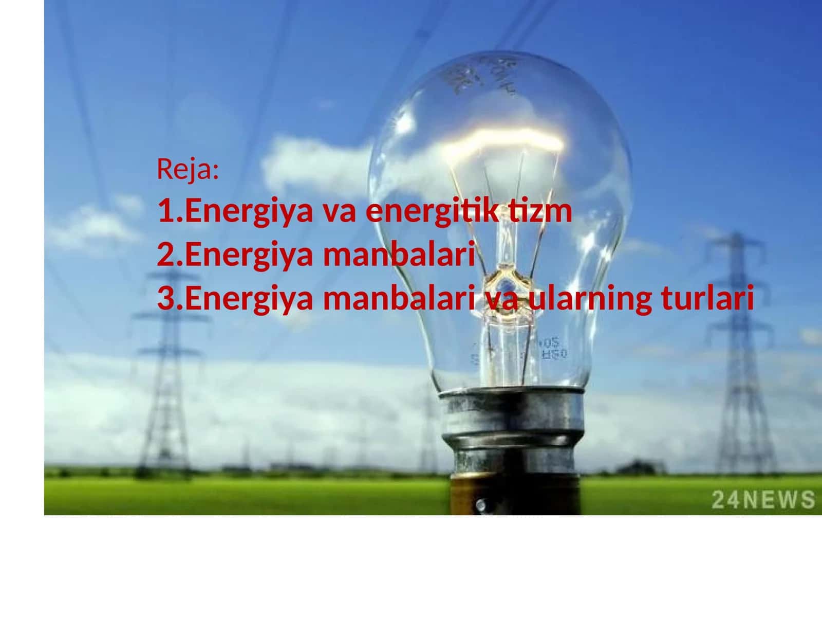 Energiya va energitizm 1