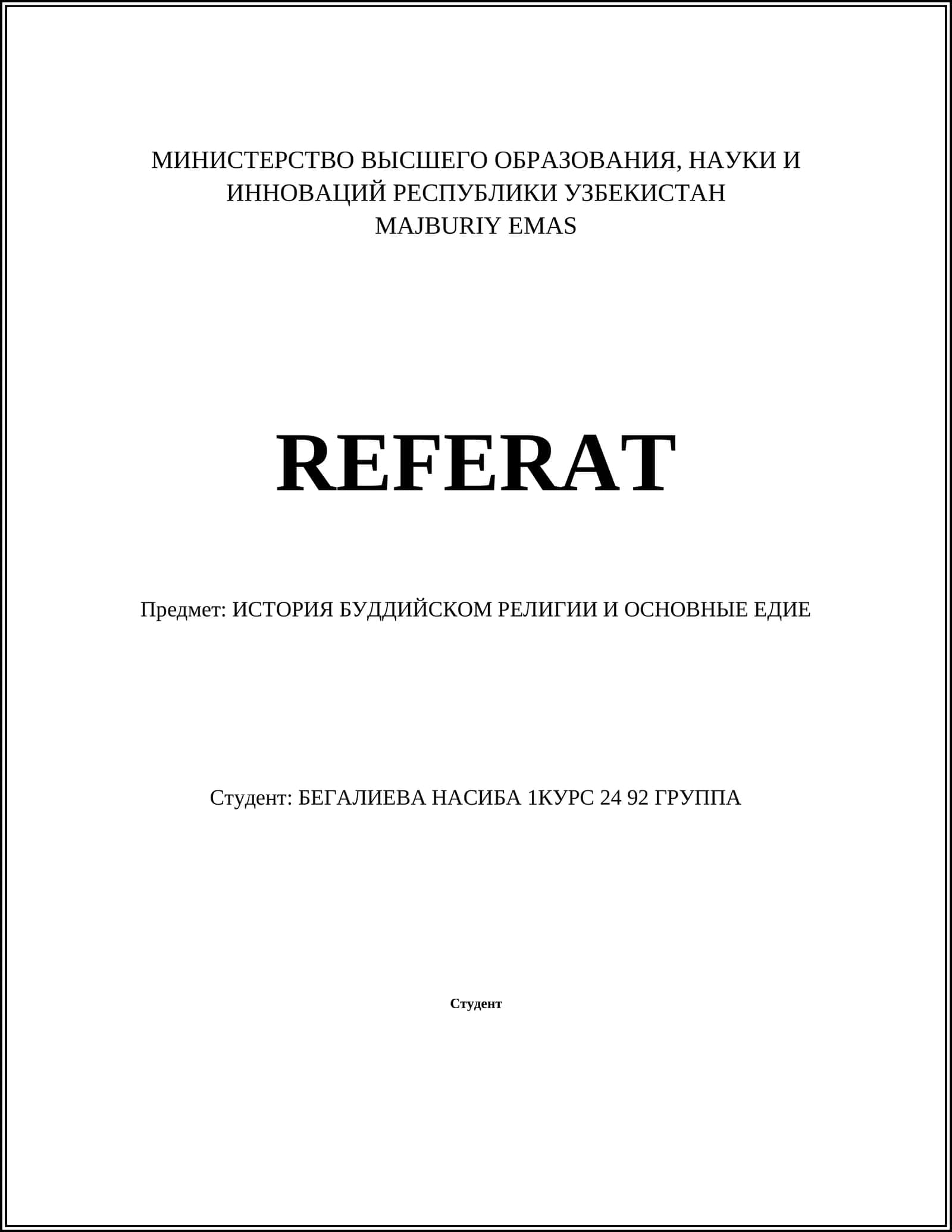 Буддизм исотриаси 1