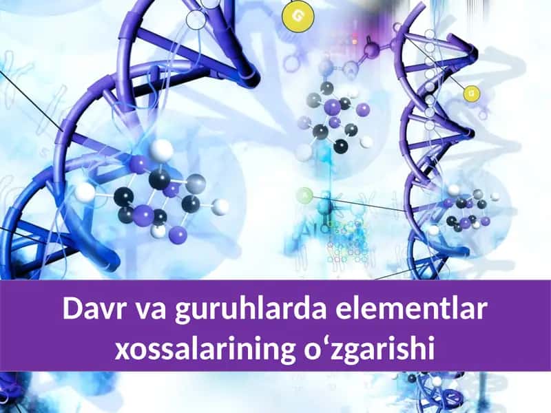 Atom tuzilishi va davr 1