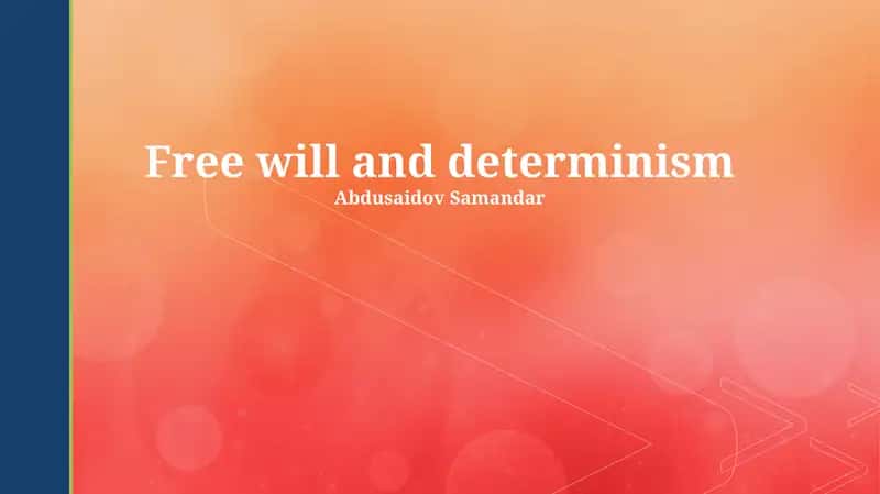 Reconciling Free Will and Determinism 1
