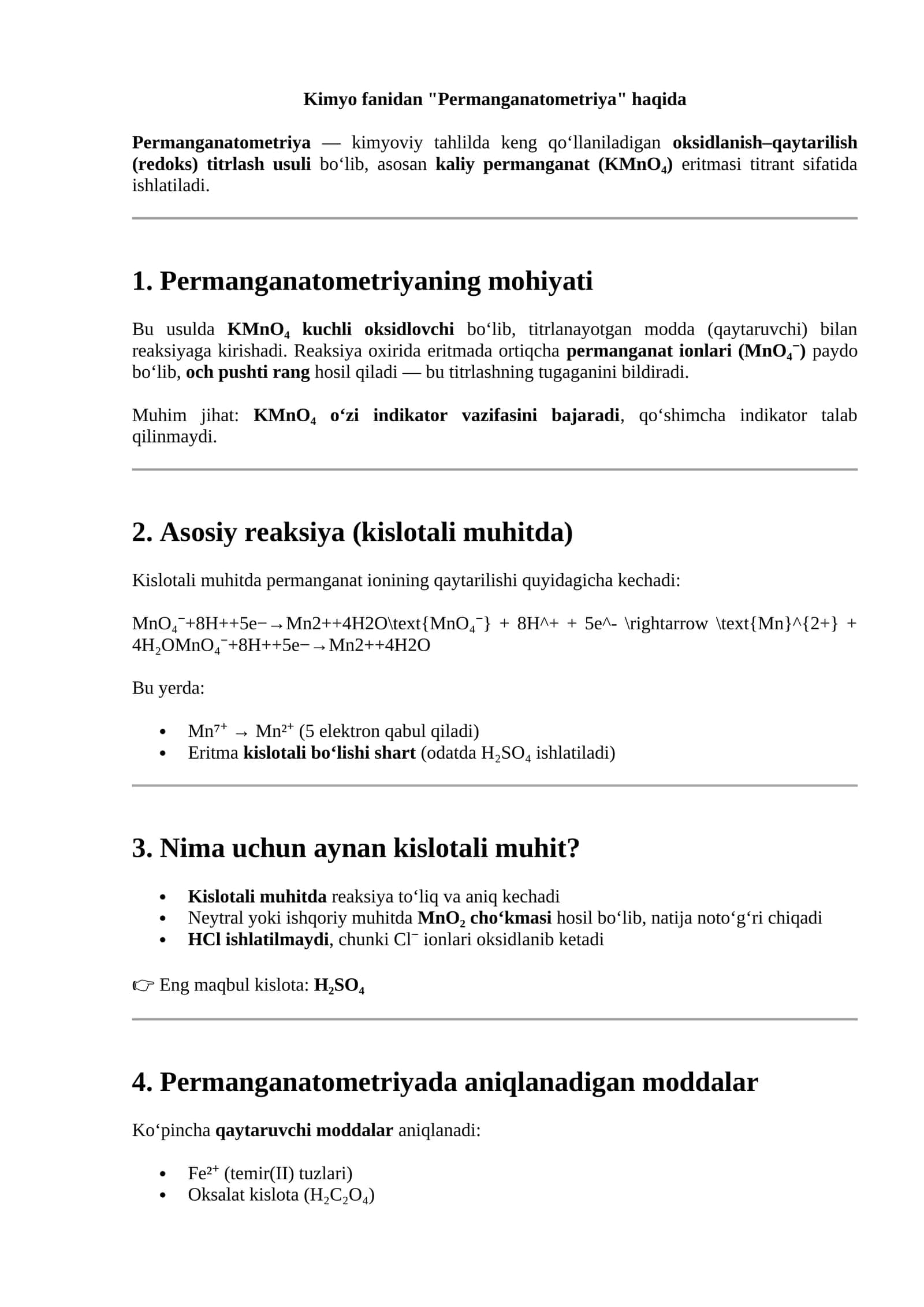 Permanganatometriya 1