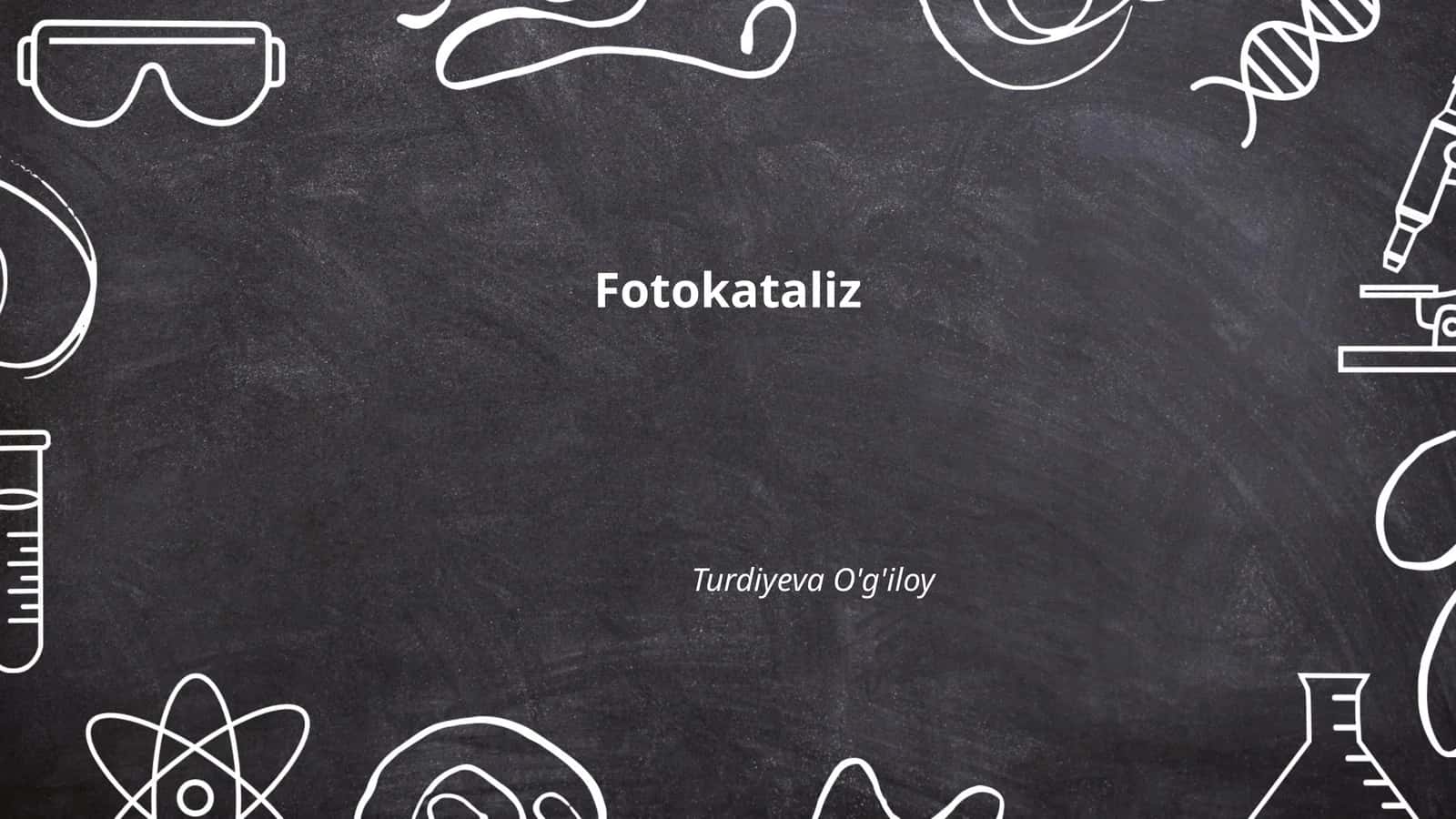 Fotokataliz 1