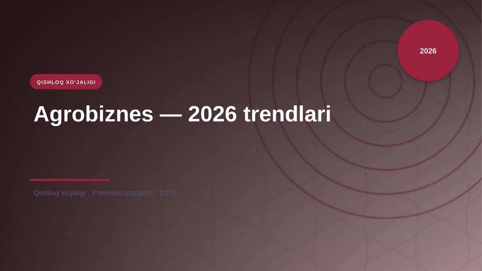 Agrobiznes — 2026 trendlari 1