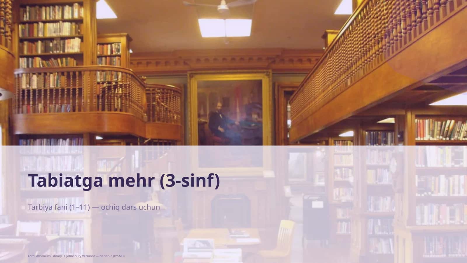 Tabiatga mehr (3-sinf) 1
