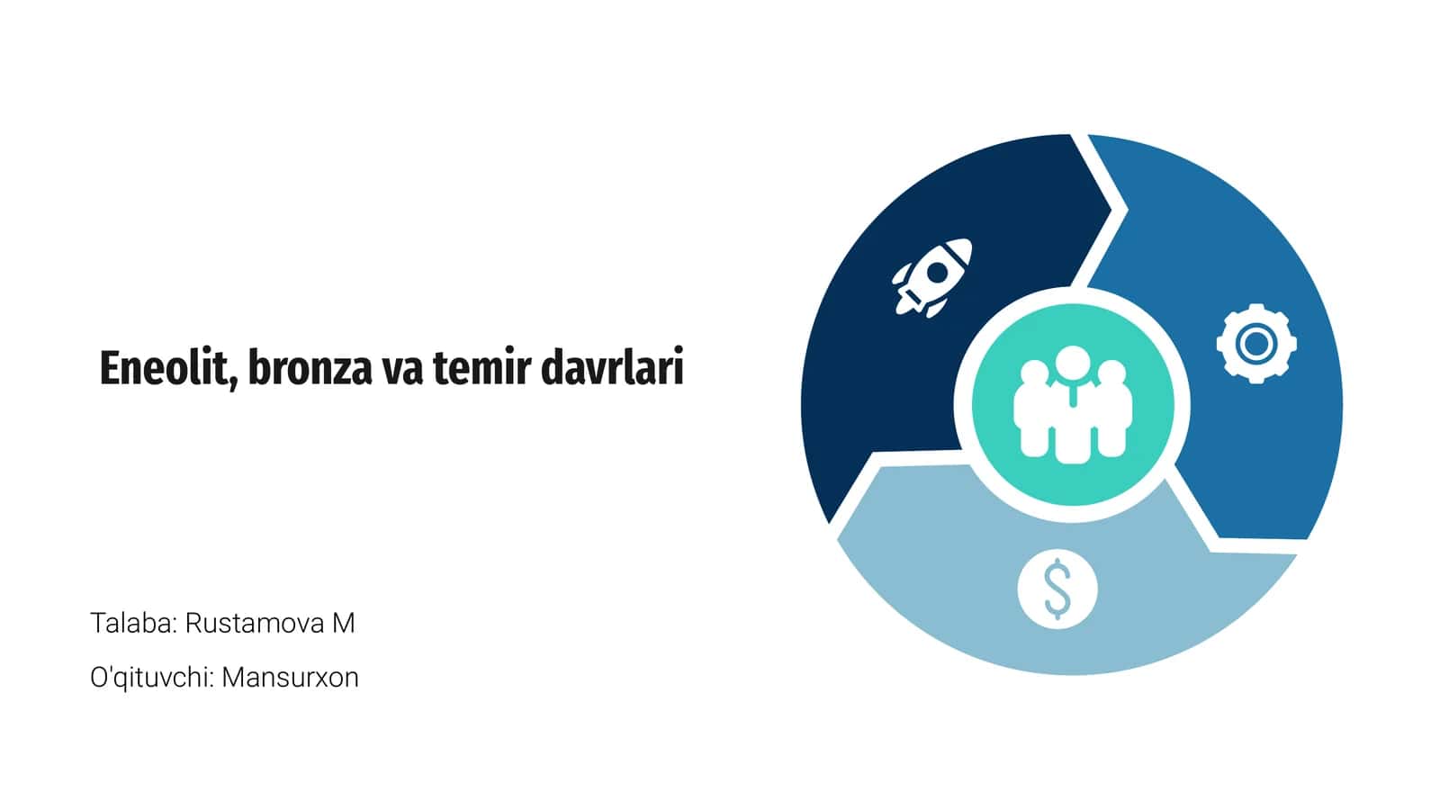Eneolit, bronza va temir davrlari 1