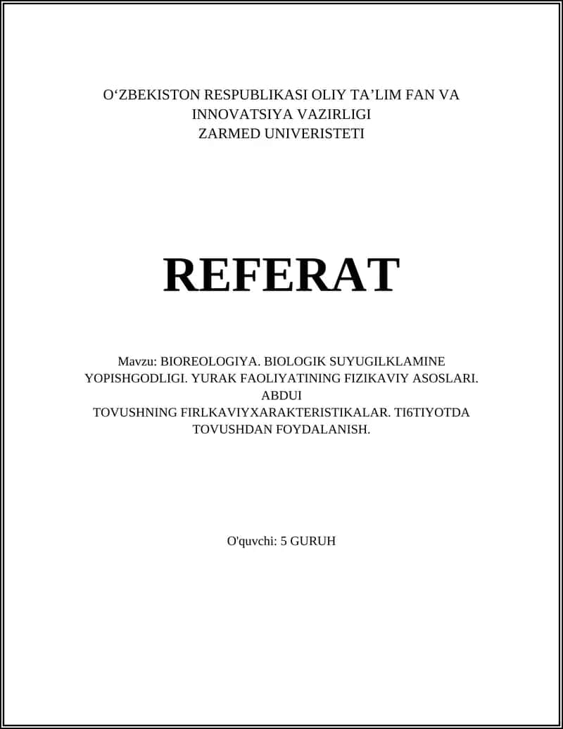 Bioreologiya 1