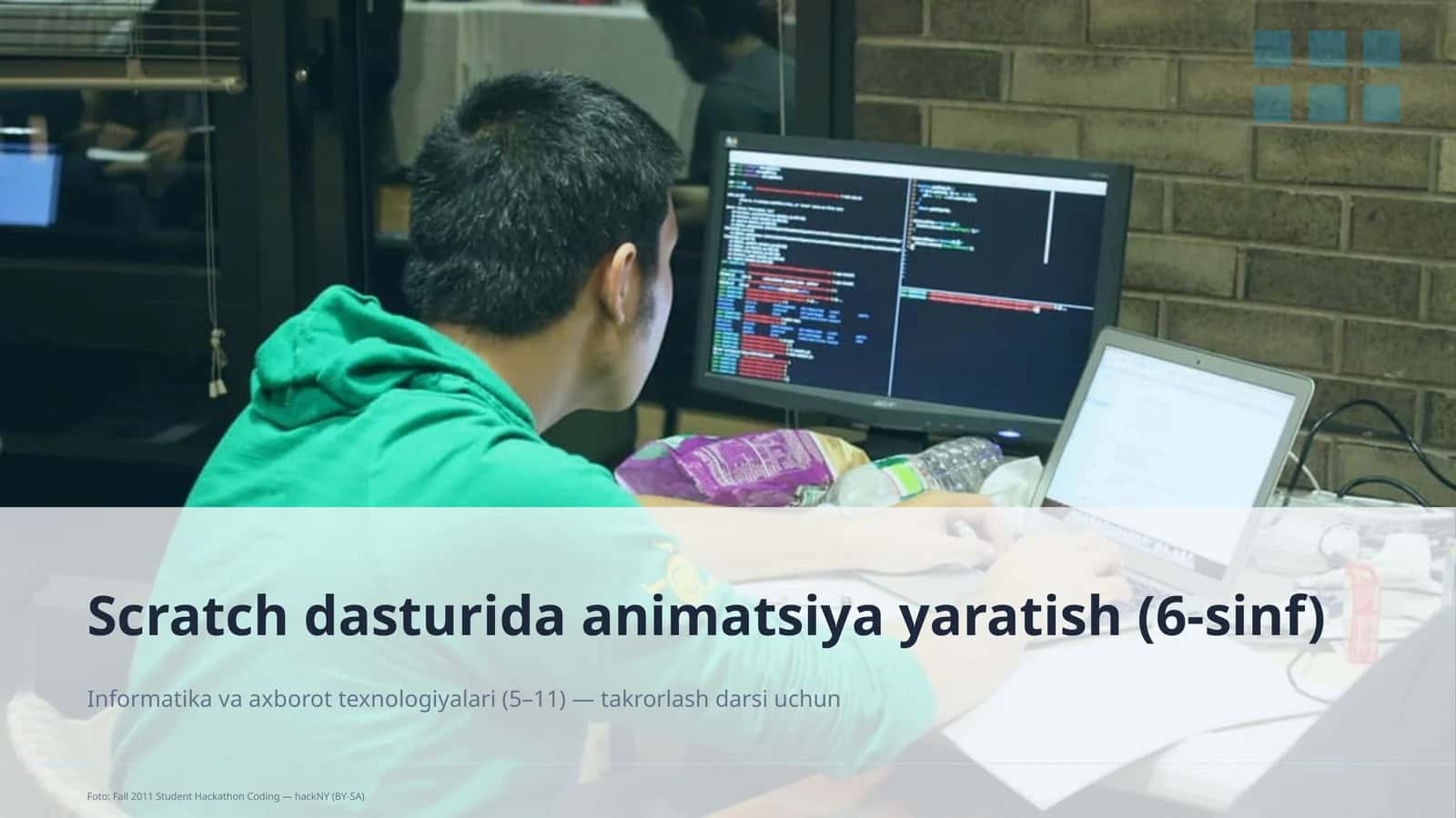 Scratch dasturida animatsiya yaratish (6-sinf) 1
