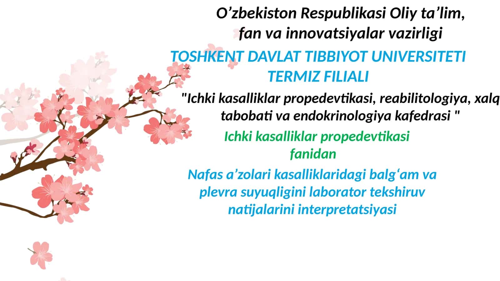 nafas aʼzolari kasalliklari 1