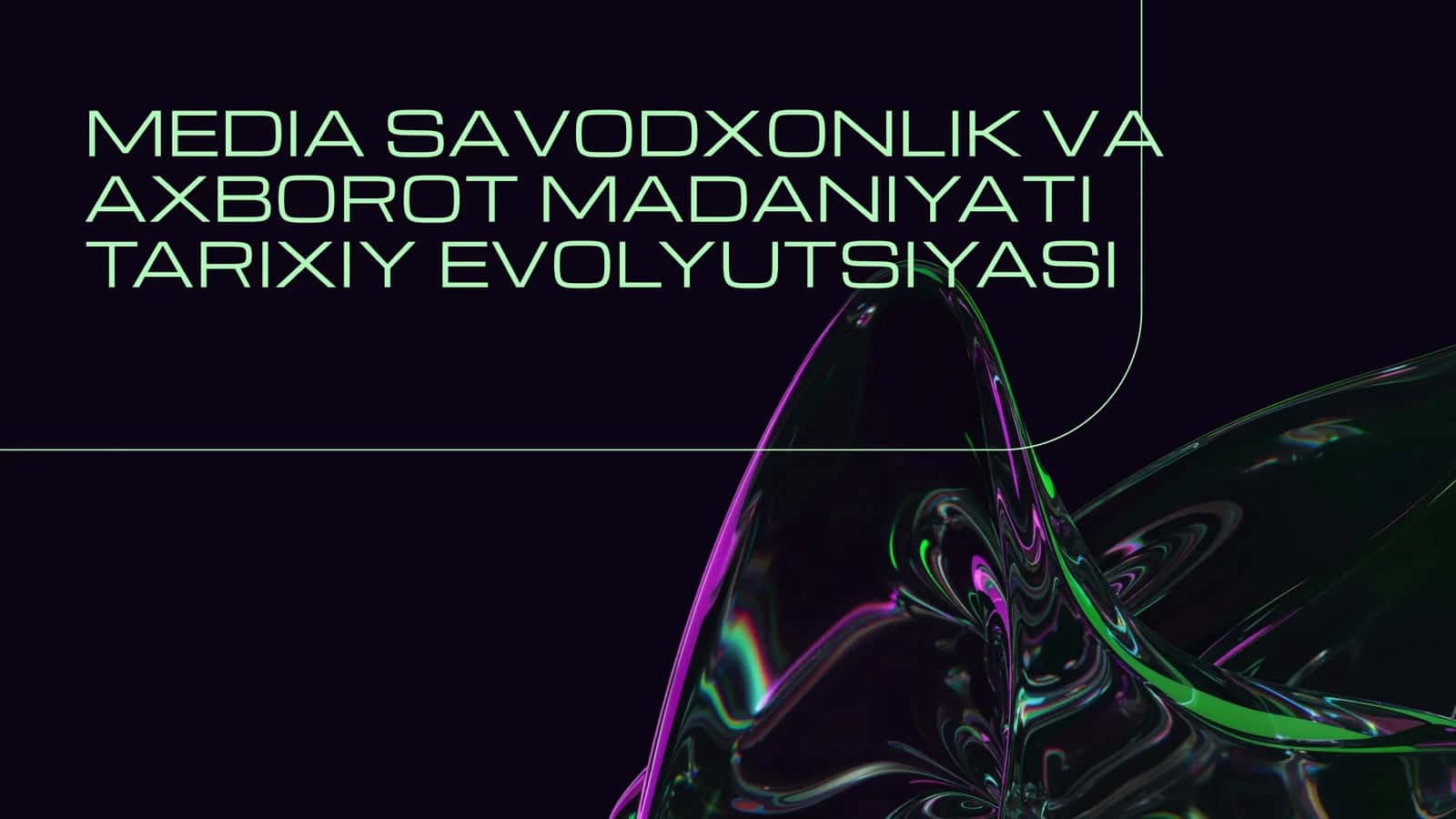 MEDIA SAVODXONLIK VA AXBOROT MADANIYATI TARIXIY EVOLYUTSIYASI 1