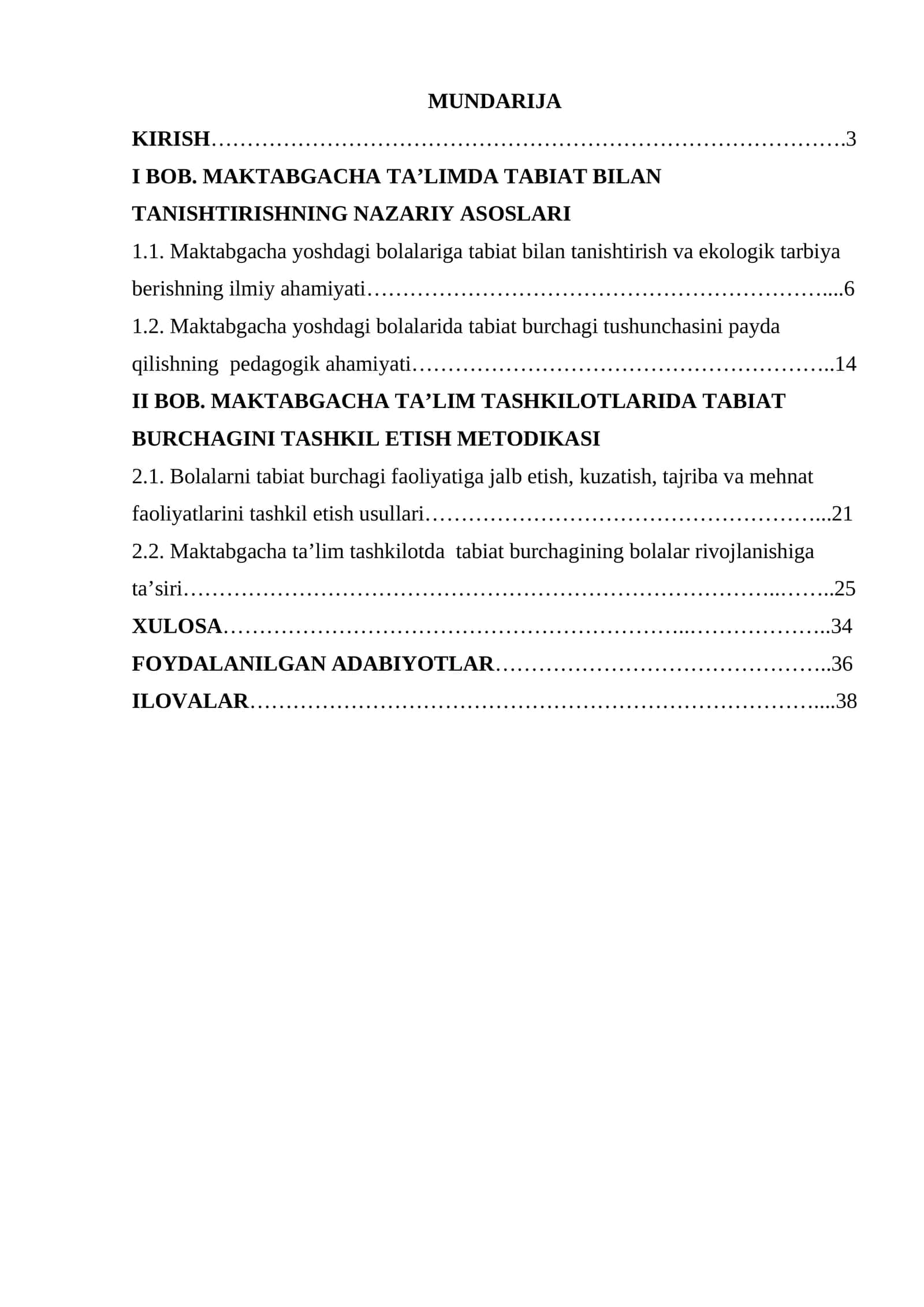 Maktabgacha ta’limda tabiat burchagini tashkil etish 1