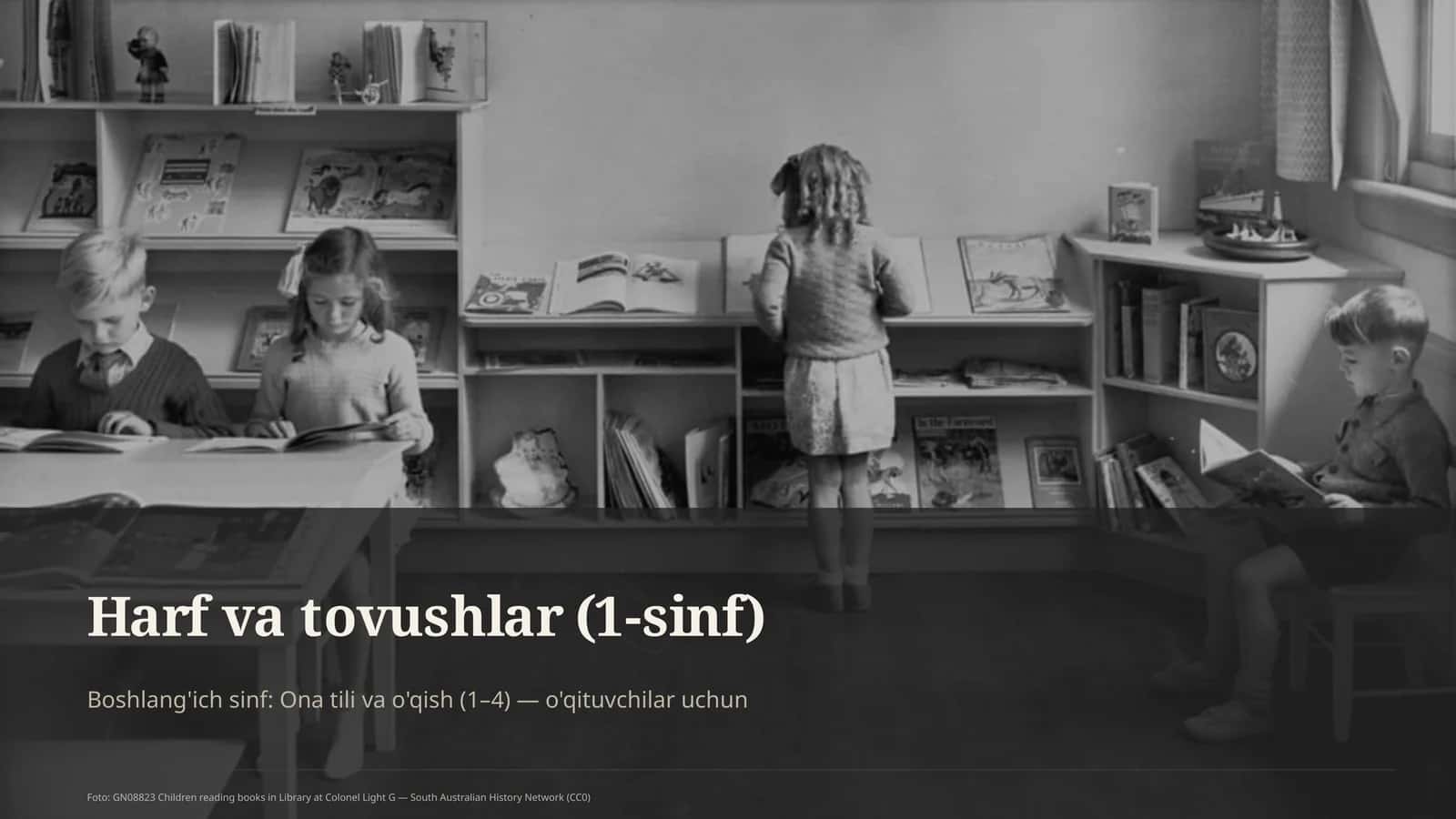Harf va tovushlar (1-sinf) 1