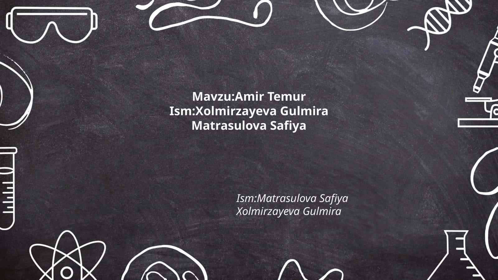 Amir Temur 1