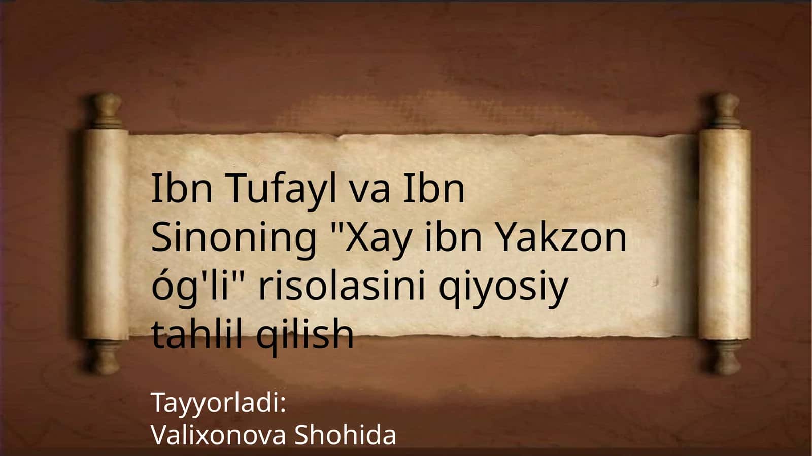 Xay ibn Yakzon 1