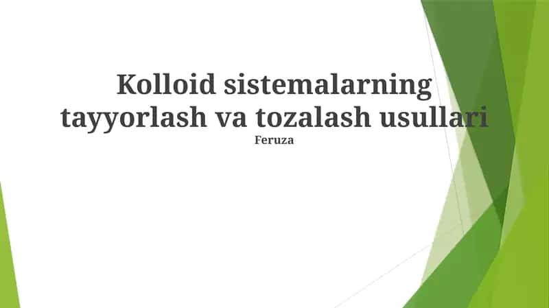 Tarqalish usullari 1