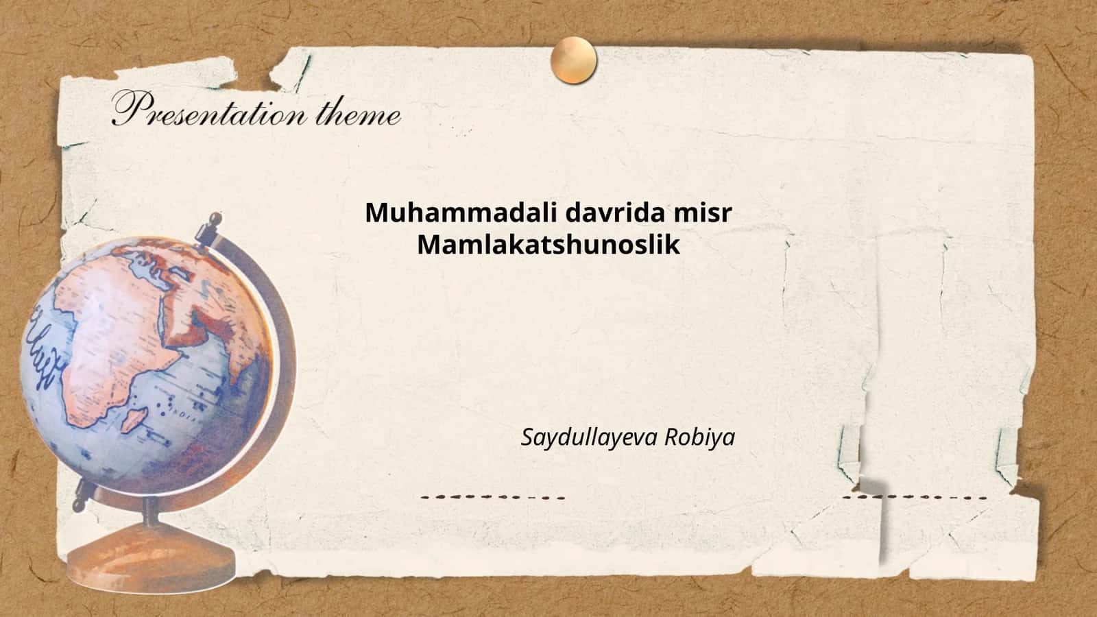 Misrning Muhammad Ali davrida siyosiy islohotlari 1