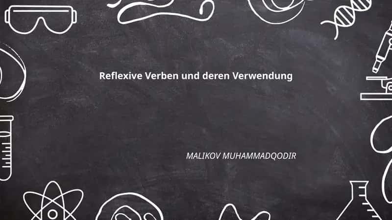 Reflexive Verben und deren Verwendung 1