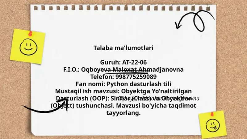 Python dasturlash tili 1