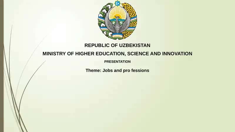 Understanding Jobs and Professions 1