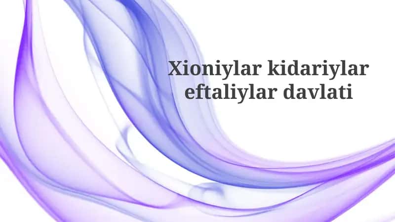 Xioniylar, Kidariylar va Eftaliylar davlati 1