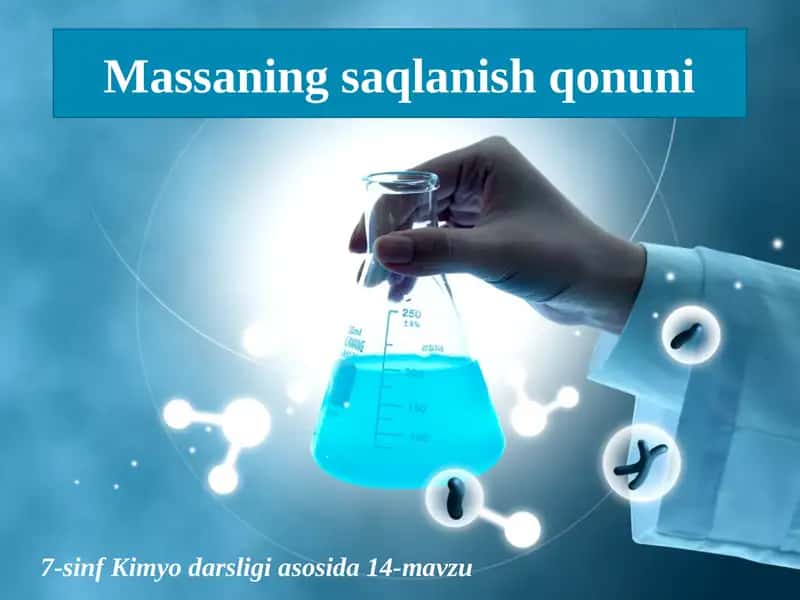 Massaningsaqlanish qonuni 1