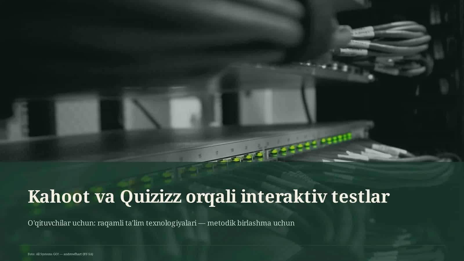 Raqamli Ta'lim Texnologiyalari 1