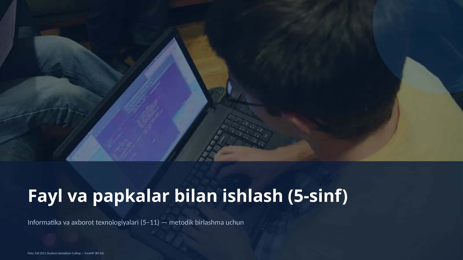 Fayl va papkalar bilan ishlash (5-sinf) 1