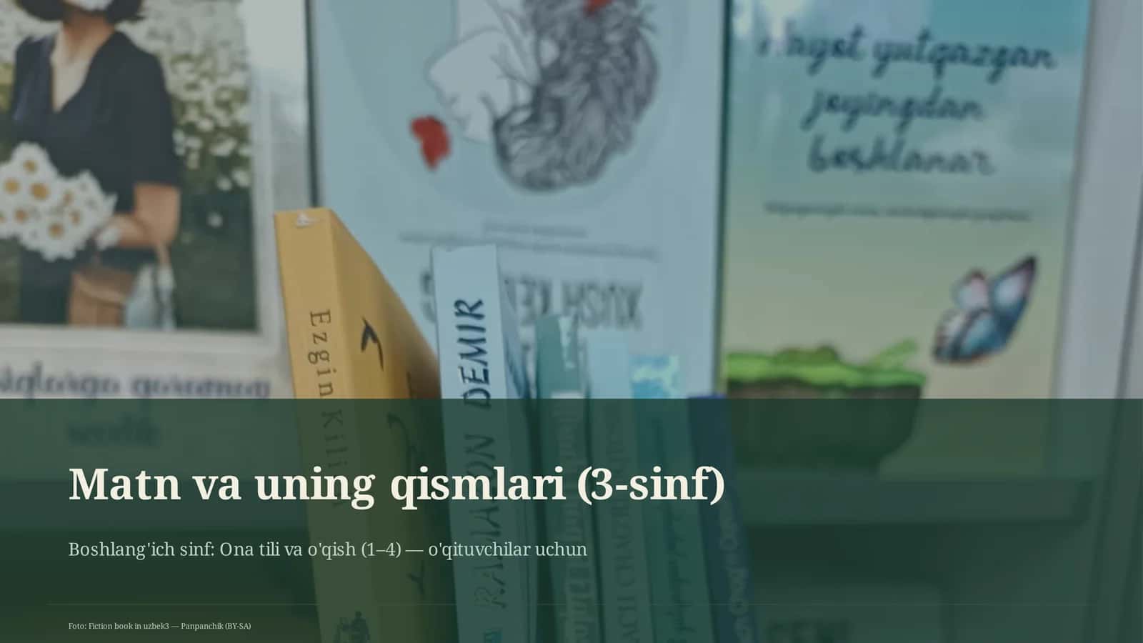 Matn va uning qismlari (3-sinf) 1