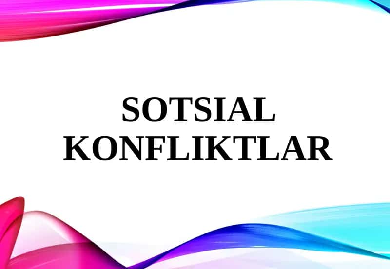 Sotsial konfliktlar 1
