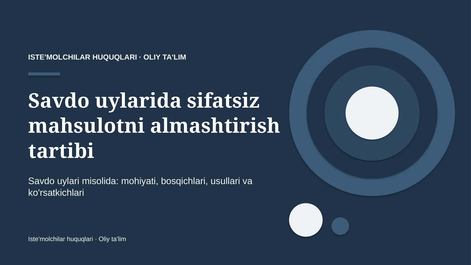 savdo uylarida sifatsiz mahsulotni almashtirish tartibi 1526 1