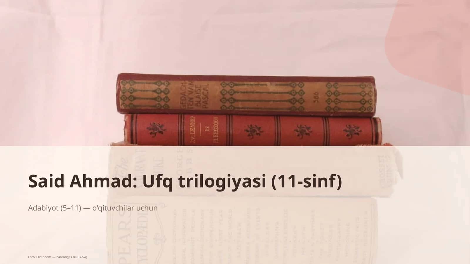 Said Ahmad: Ufq trilogiyasi (11-sinf) 1
