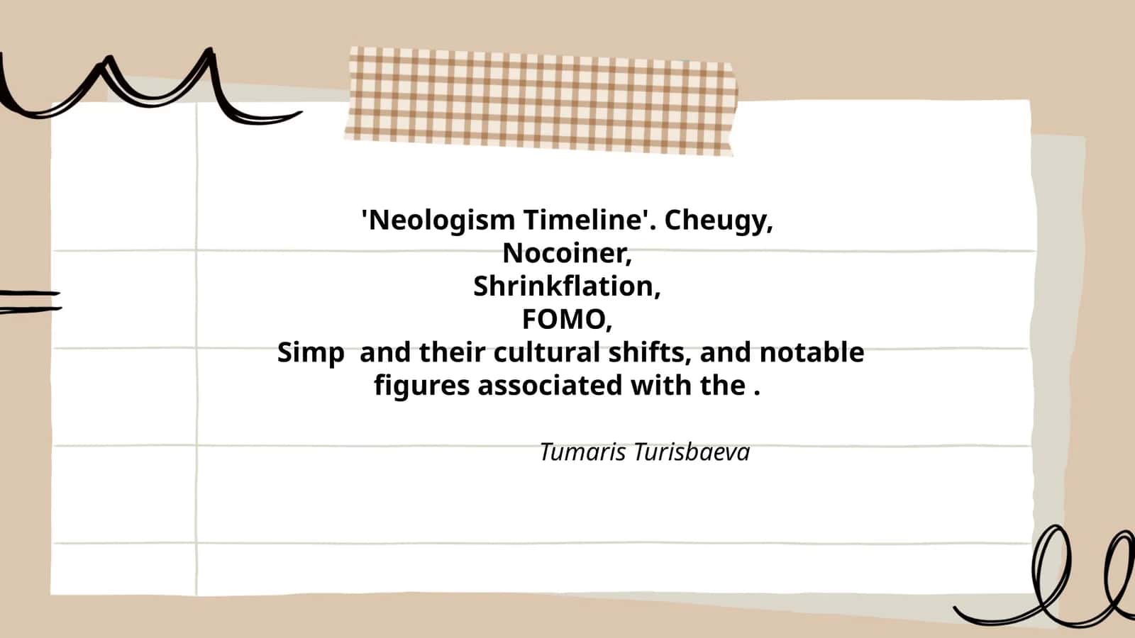 Neologism Timeline 1