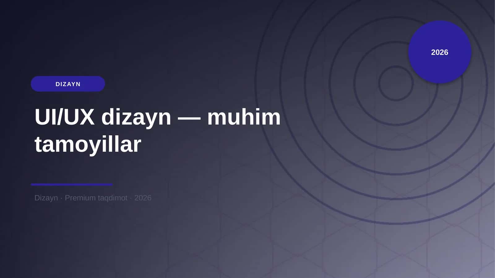 UI/UX dizayn — muhim tamoyillar 1