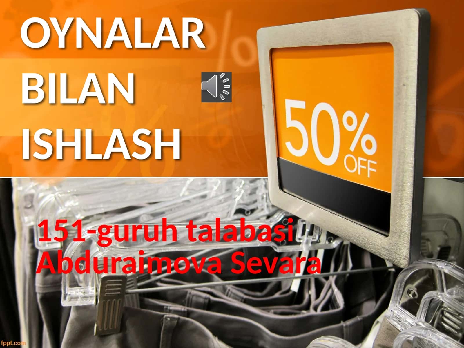 OYNALAR BILAN ISHLASH 1