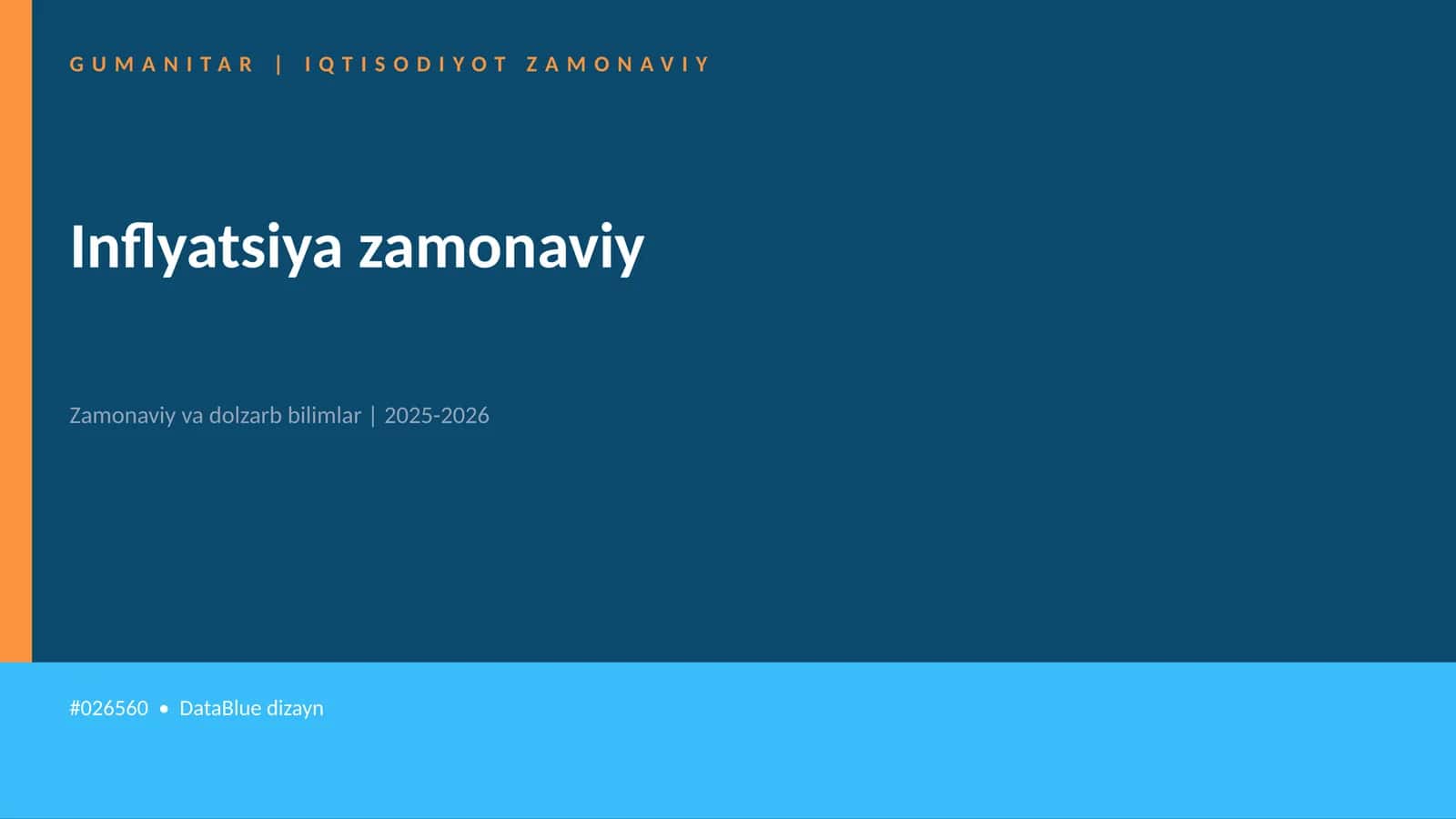 Inflyatsiya zamonaviy 1