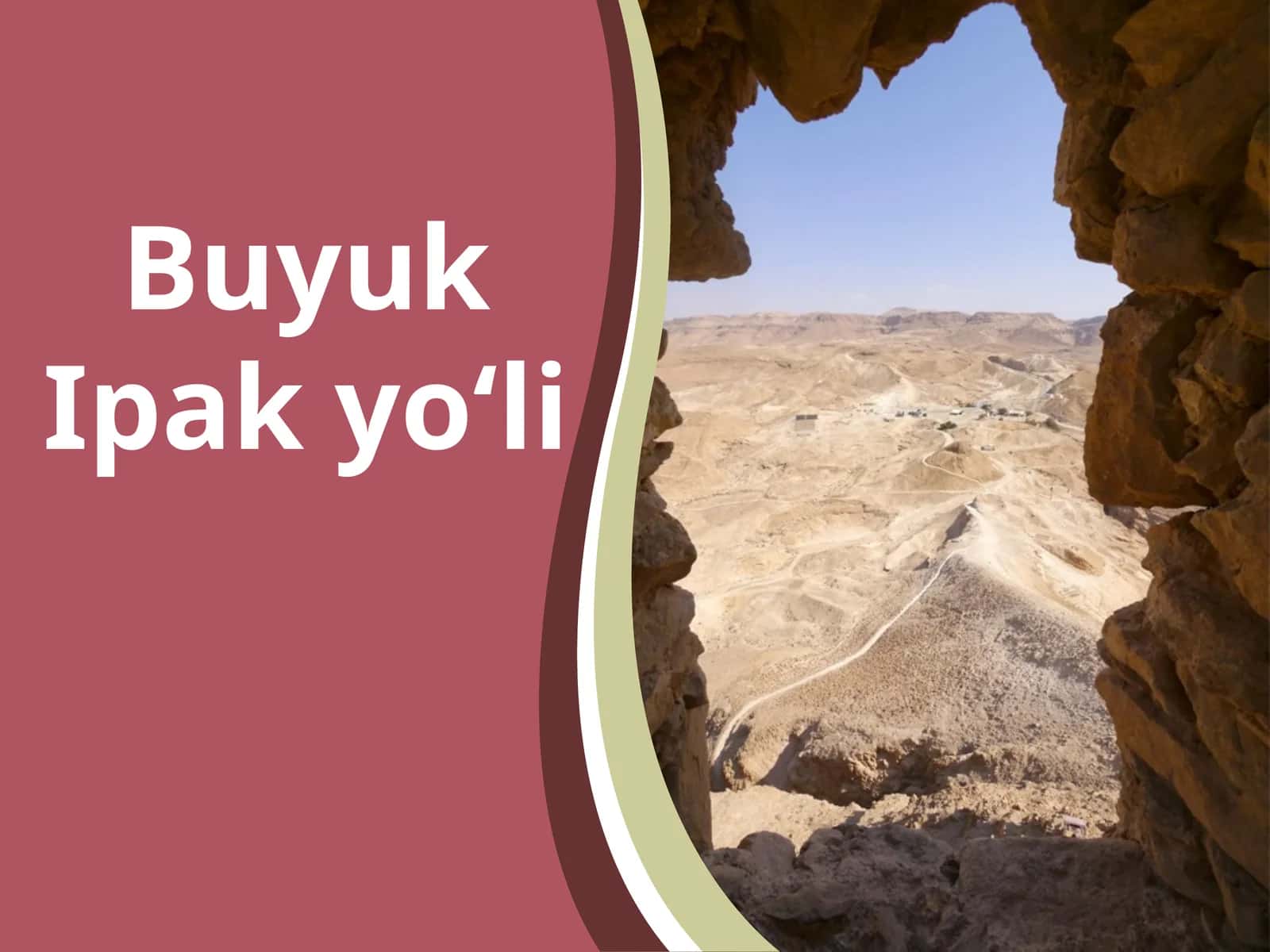 Buyuk Ipak yóli. 6- sinf 1