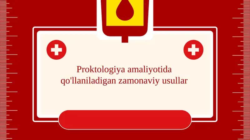 Zamonaviy proktologik usullar 1