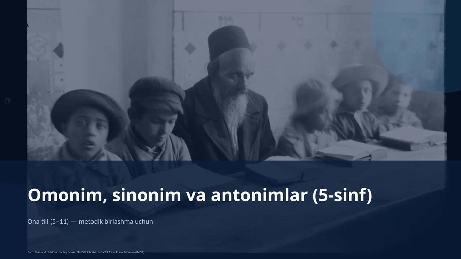 Omonim, sinonim va antonimlar (5-sinf) 1