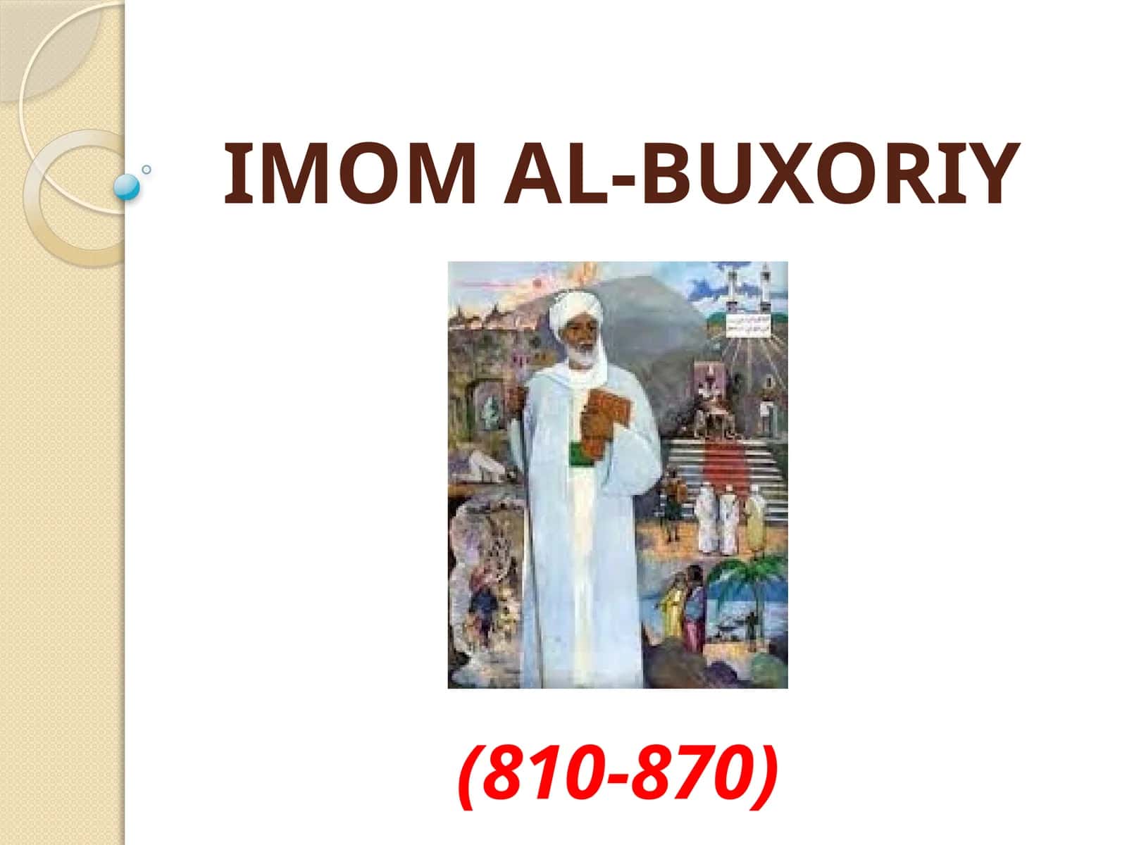 IMOM AL-BUXORIY 1