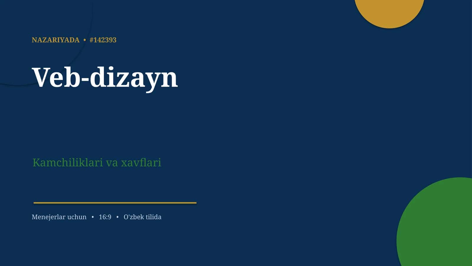 Veb-dizayn 1