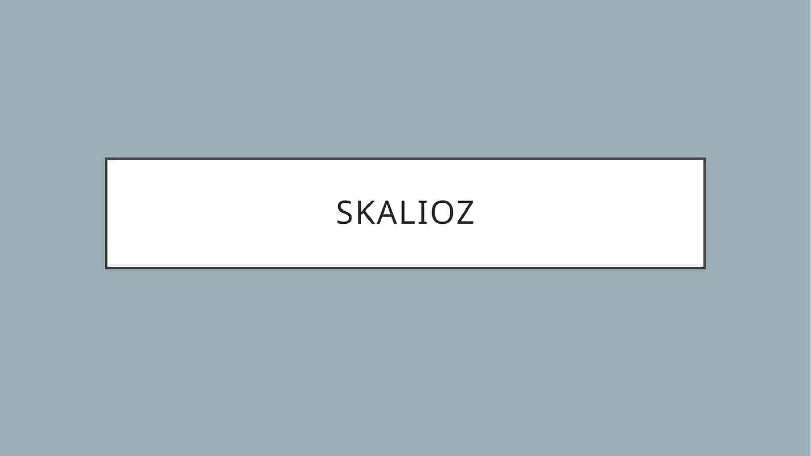 Skolioz 1