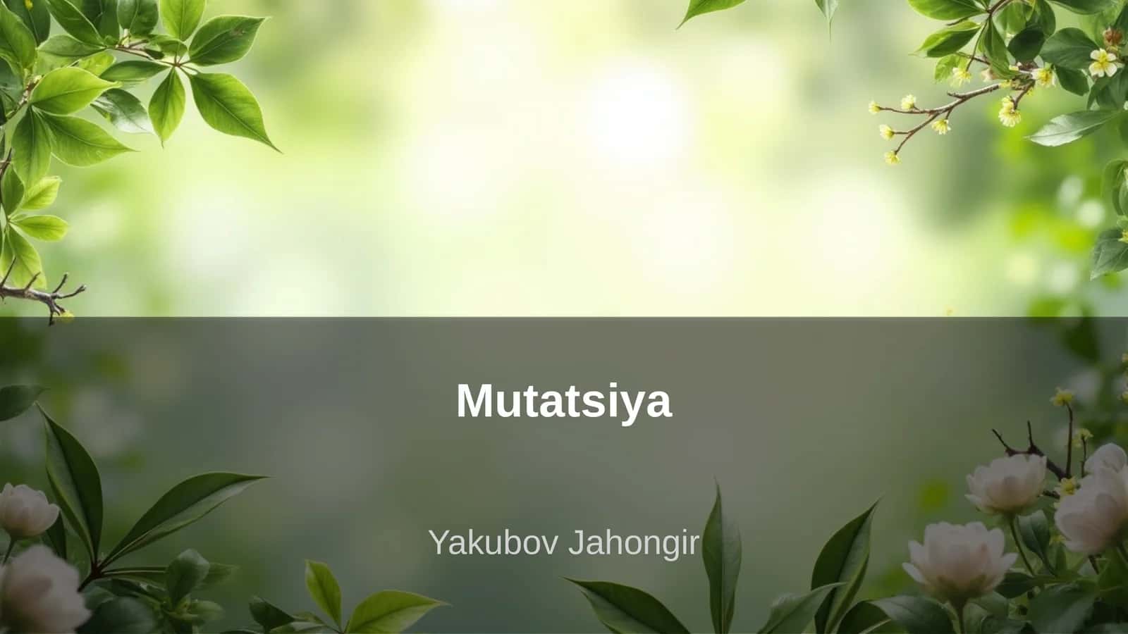 Mutatsiya 1