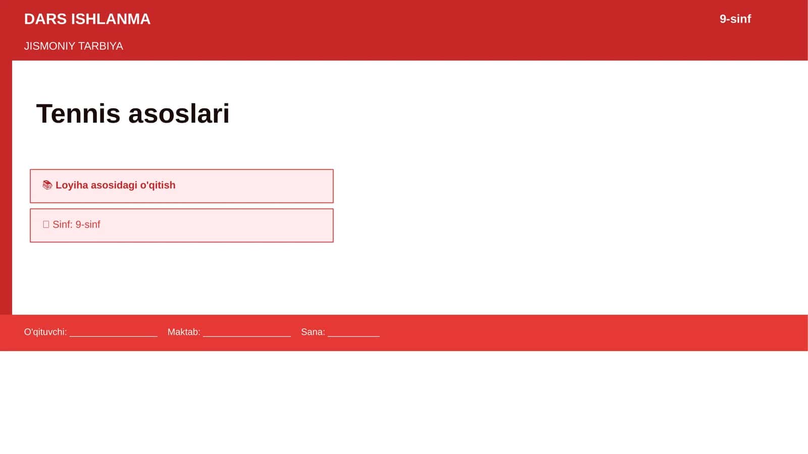 Tennis asoslari 1