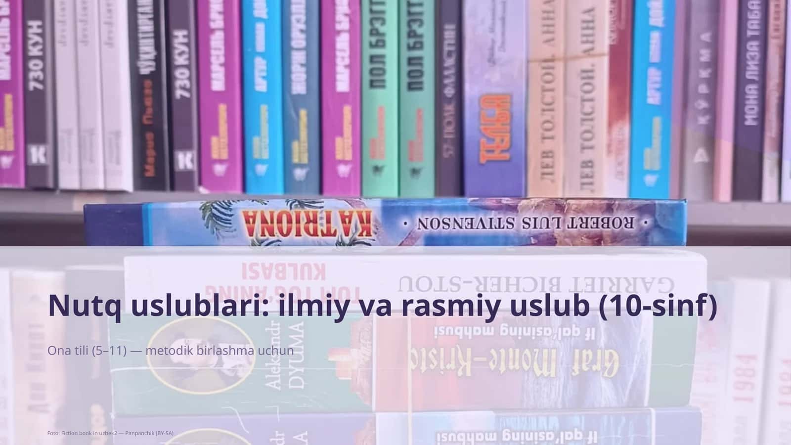 Nutq uslublari: ilmiy va rasmiy uslub (10-sinf) 1