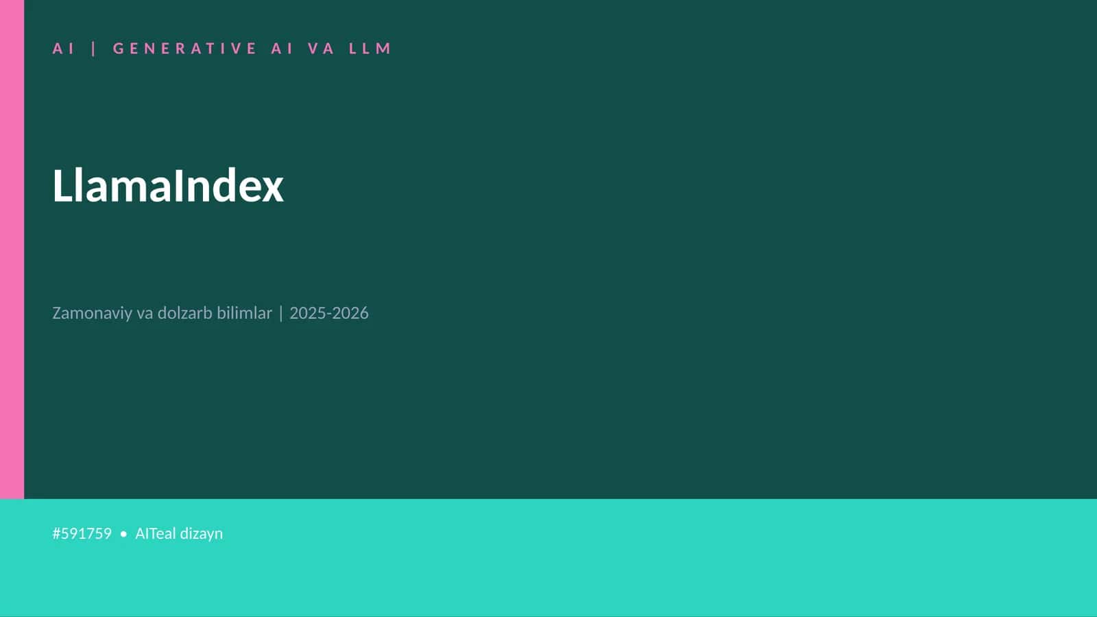 LlamaIndex 1