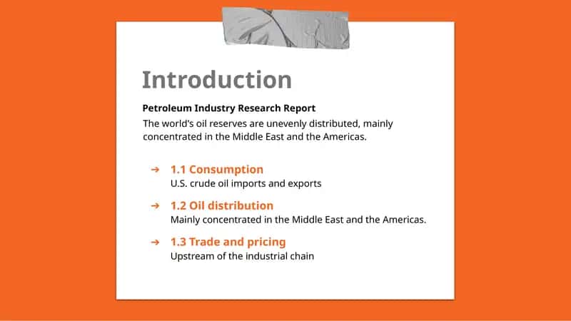 Petroleum Industry Research Report 1