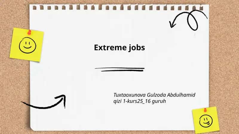 Extreme jobs 1
