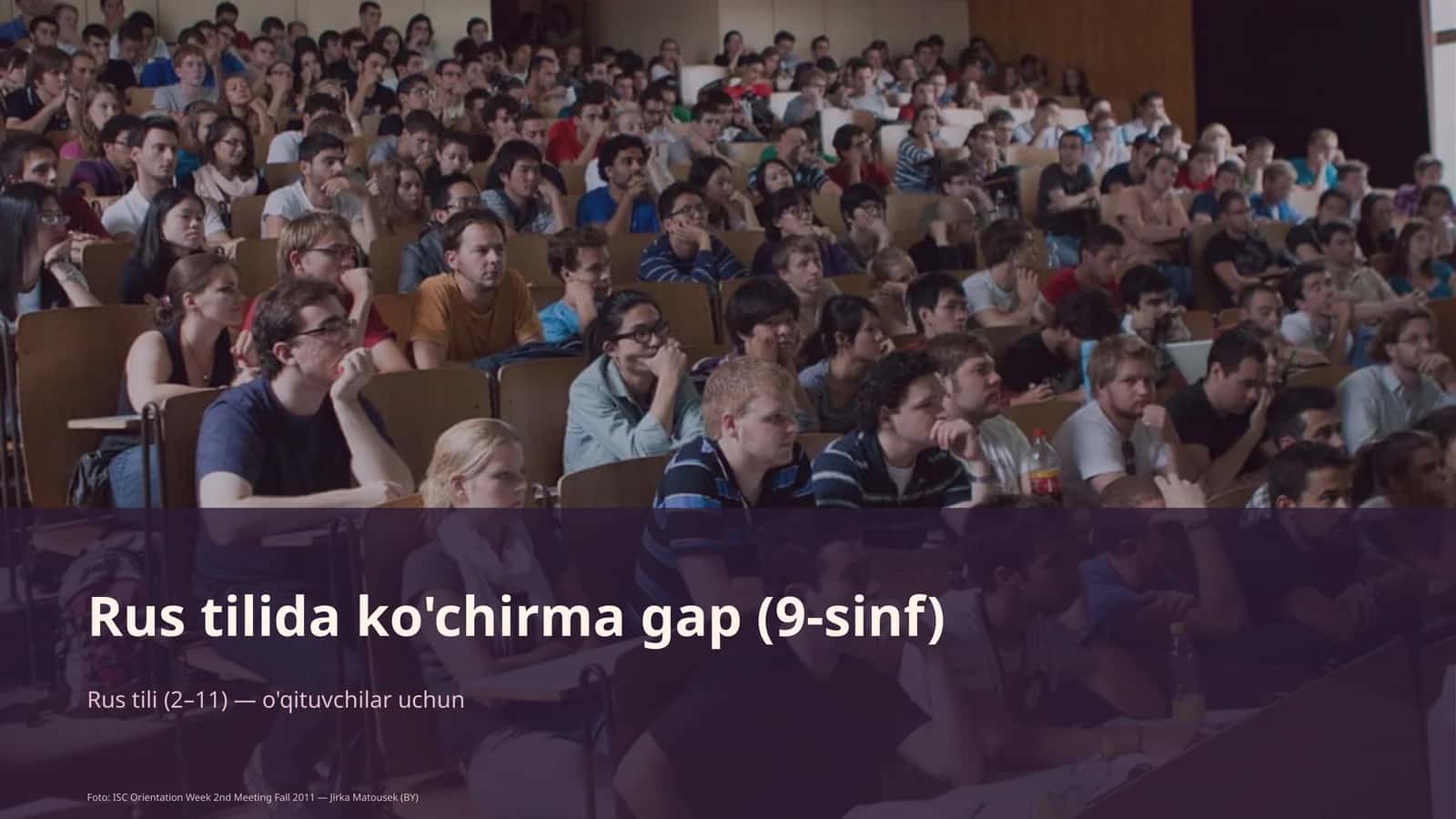 Rus tilida ko'chirma gap (9-sinf) 1